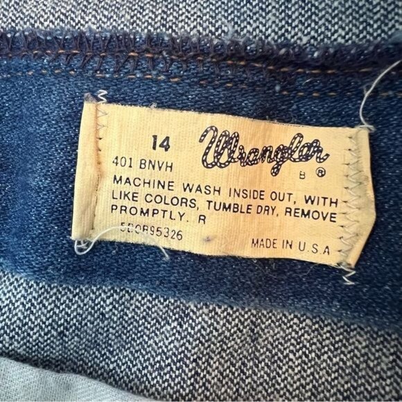 Vintage Wrangler High Rise Straight Leg Cropped Jeans - Picture 8 of 8